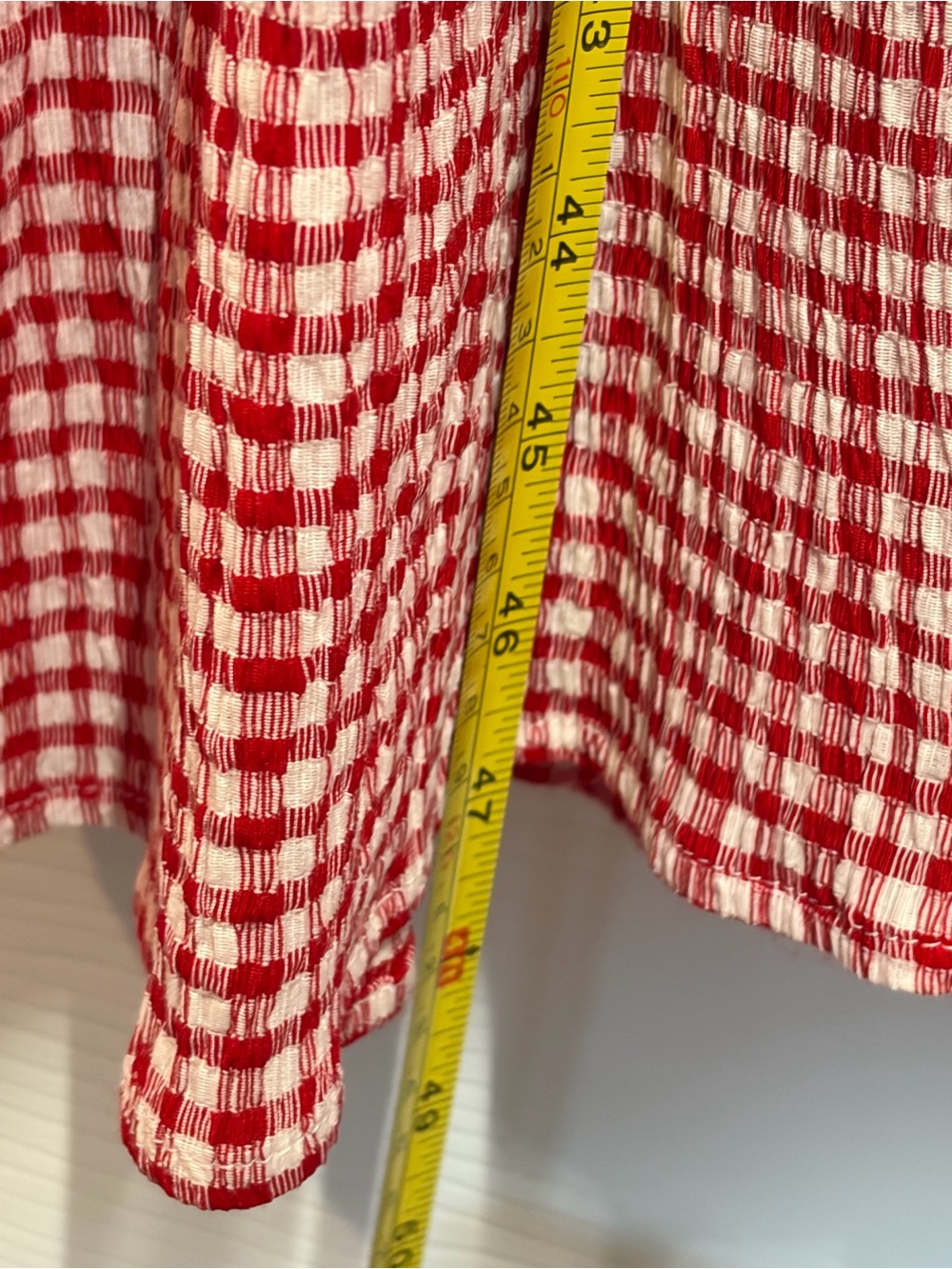 Eloquii Red and White Gingham Maxi Dress - Picture 9 of 12